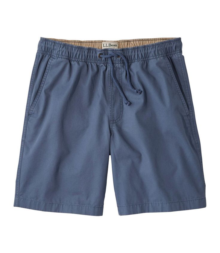 Men's Dock Shorts | Shorts at L.L.Bean Casual Bottoms With Elastic Waistband For Weekend, Blue Cotton Pull-on Shorts, Relaxed Fit Cotton Bermuda Shorts With Elastic Waistband, Cotton Bermuda Shorts With Elastic Waistband In Relaxed Fit, Cotton Bermuda Shorts With Elastic Waistband And Relaxed Fit, Casual Cotton Pull-on Shorts, Casual Bottoms With Pockets For Weekend, Casual Solid Color Cotton Bermuda Shorts, Casual Solid Cotton Bermuda Shorts