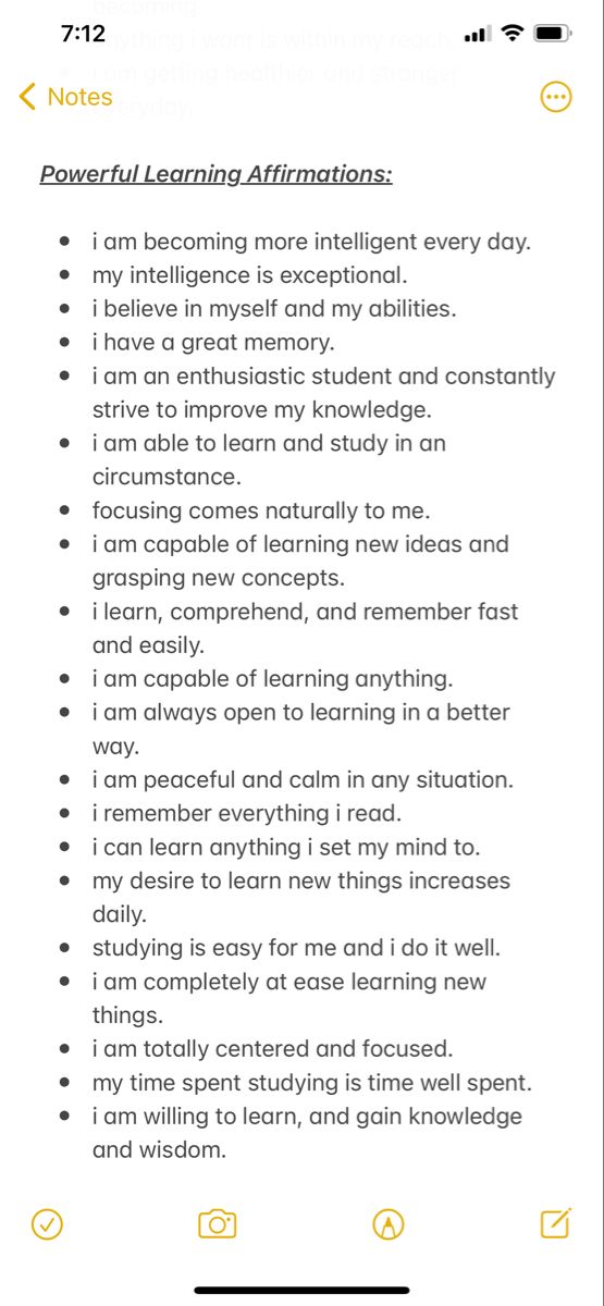 #affirmations #learningaffirmations #strongbrain #increasememory #sharpenbrain #positve #positveaffirmations Manifestation For Studying, Manifestation And Affirmations, Daily Affirmations For Manifestation, Daily Affirmations To Love Yourself, Goal Affirmation Quotes, Affirmation For Academic Success, 5 Affirmations Positives, Manifestation For Study, Before Exam Affirmation