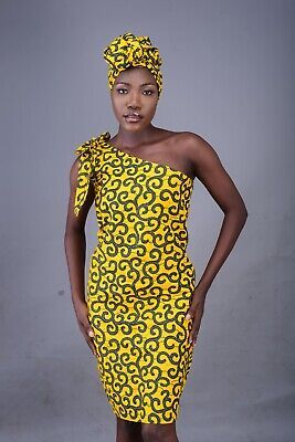 Top Seller for Anita African One Shoulder Dress, Ankara Casual Dress Size XS - XXXL, Womens Dresses Fitted Short Sleeve Midi Sundress, Fitted Cotton Maxi Sundress, Fitted Cotton Midi Dress For Party, Fitted Cotton Sundress Maxi Dress, Yellow Fitted Short Sleeve Dress, Yellow Cotton Party Dress, Yellow Short Sleeve Stretch Midi Dress, Fitted Yellow Sundress, Yellow Stretch Short Sleeve Midi Dress