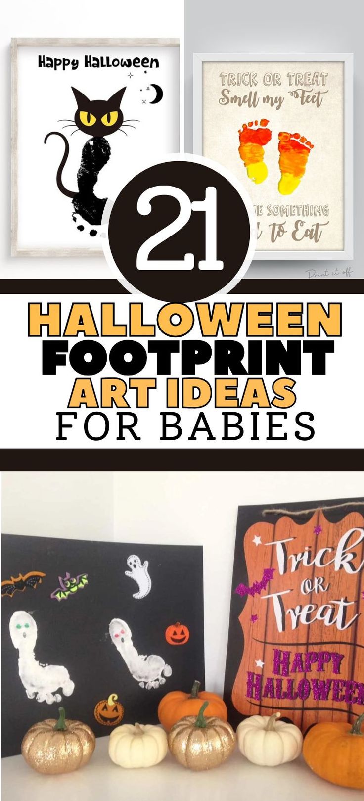 halloween art projects for babies and toddlers to do with the kids in their home