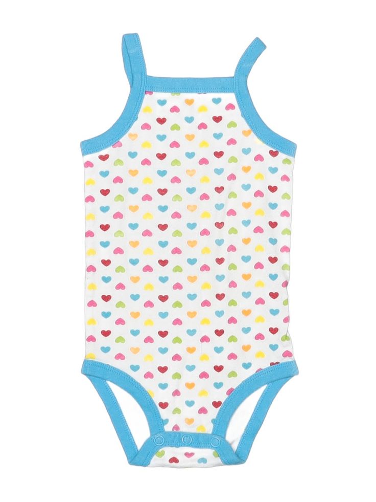 Carter's Leotard Size: 9 Tops - used. 100% Cotton, Print | Carter's Leotard: Blue Print Tops - Size 9 Cute Blue Bodysuit For Spring, Playful Sleeveless Bodysuit For Playtime, Stretch Cotton Onesie For Playwear, Sleeveless Bodysuit For Playtime, Cute Cotton Stretch Bodysuit, Cute Stretch Cotton Bodysuit, Cute Stretch Bodysuit For Playwear, Spring Onesie For Playtime With Stretch, Fitted Sleeveless Bodysuit For Playtime