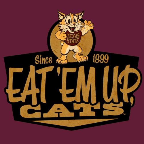 the logo for cat em up cats, which is also available on t - shirts