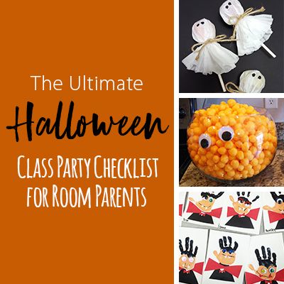 the ultimate halloween class party checklist for room parents