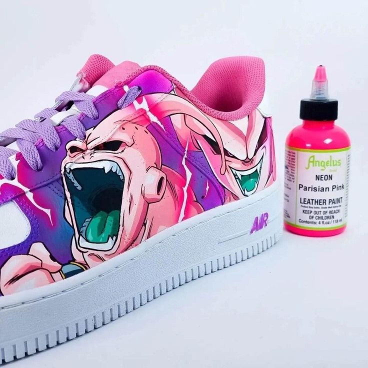 Embrace your love for Dragon Ball with our Goku Majin Buu Custom Air Force 1s. Featuring vibrant colors and intricate details, these shoes are perfect for any anime fan. Made-to-order with top quality materials, these shoes are durable and comfortable for everyday wear. Show off your unique style and fandom with these custom kicks. The perfect gift for friends, family, that special someone, or yourself ✨ - Exactly as shown in the pictures. - Brand New & Authentic. 💯 - Hand Painted with attention to detail. 👨‍🎨 - Waterproof and Flexible. ❤️ - Unisex model. Please refer to the Size Chart. - Free Worldwide Shipping. ✈︎ Kid Buu, Majin Vegeta, Majin Buu, Custom Shoes Diy, Custom Kicks, Air Force 1 Custom, Custom Air Force 1, Air Force One, Hand Painted Shoes