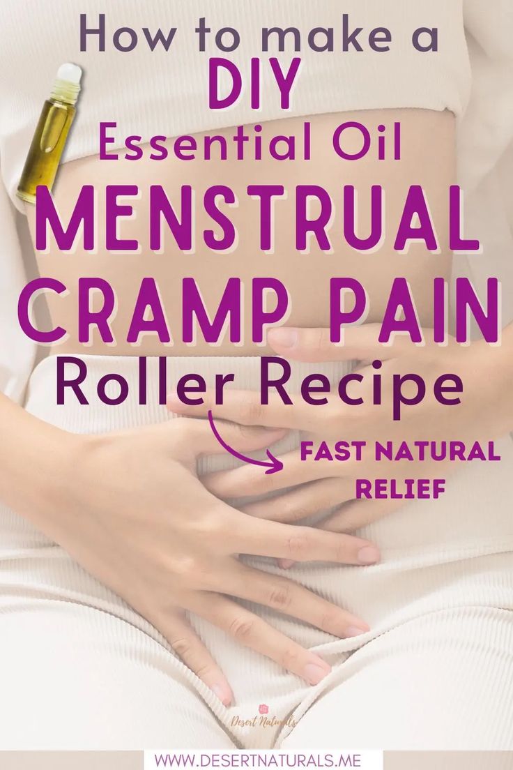 photo of woman holding abdomen with text how to make diy essential oil menstrual cramp pain roller recipe for fast natural relief Essential Oil Recipes For Period Cramps, Menstrual Essential Oil Blend, Essential Oil Roller Blend For Menstrual Cramps, Essential Oil For Cramps Menstrual Cycle, Essential Oils For Cramps Woman, Natural Relief For Menstrual Cramps, Essential Oils For Menstrual Cramps, Essential Oil Recipes For Pain Relief, Essential Oil Pain Relief Recipes