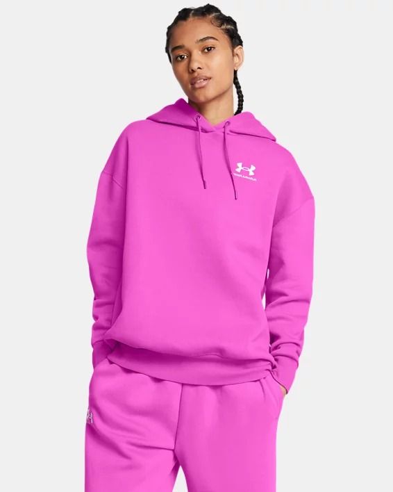 Women's UA Icon Fleece Oversized Hoodie | Under Armour Mens Winter Accessories, Baseball Outfit, Shirts For Leggings, Women Essentials, Oversized Hoodie, Under Armour Women, Winter Coats Jackets, Accessories Jacket, Athletic Pants