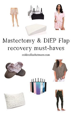 My must-haves for a comfortable recovery from your mastectomy and DIEP flap reconstruction for BRCA BRCA1 BRCA2 Diep Flap Recovery Tips, After Mastectomy Recovery, Diep Flap Recovery, Diep Flap Before And After, Diep Flap Reconstruction, Surgery Prep, Mastectomy Reconstruction, Mastectomy Surgery, Mastectomy Recovery