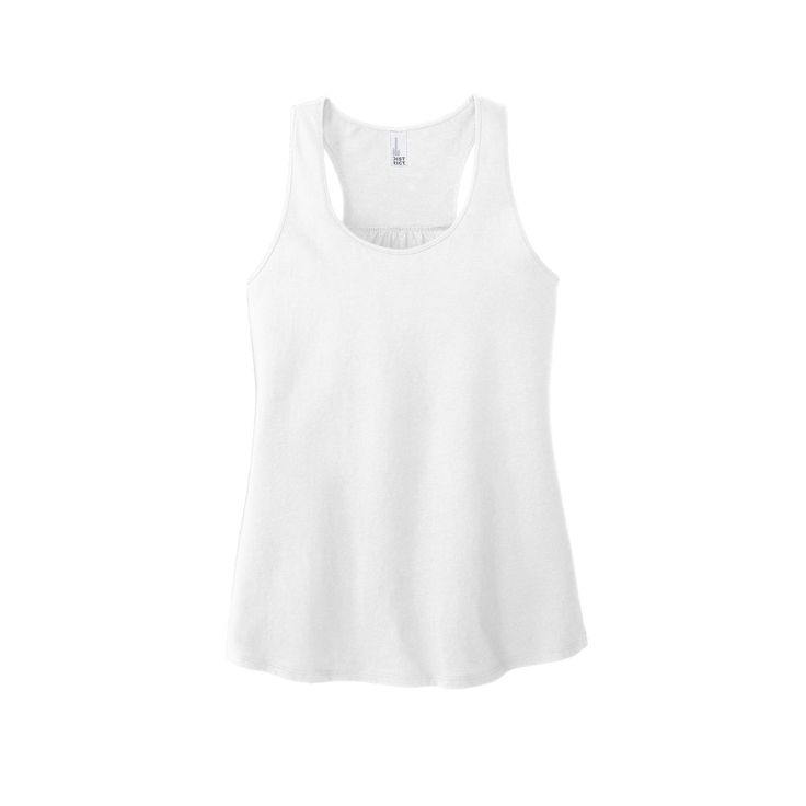 Purchase the District® V. I.T.™ Women's Gathered Back Tank at Michaels. com. This racerback tank is very important. 4.3-ounce, 100% combed ring spun cotton, 30 singles. This racerback tank is very important. Details: Available in multiple colors and sizes 4.3-ounce, 100% combed ring spun cotton, 30 singles 50/50 combed ring spun cotton/poly (Heathers, Frost) Tear-away label Self-binding at neck and armholes Gathered back detail Curved hem | District® V. I.T.™ Women's Gathered Back Tank in White White Racerback Tank Top For Summer, White Summer Racerback Tank Top, White Racerback Camisole For Summer, Summer Gym Racerback Top, Basic Racerback Top For Everyday, White Basic Tank Top For Gym, Basic White Tank Top For Gym, Cotton Racerback Top For Workout, Casual Racerback Workout Tank Top