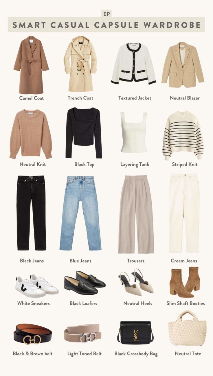 Smart Casual For Women Classy, Smart Casual Work Outfit Capsule, Business Casual Outfits For Women Size 8, Classy Dress Outfits Casual, How To Style Casual Outfits, Petite Wardrobe Capsule, European Professional Outfits, Smart Casual Work Capsule Wardrobe, Elegant Capsule Wardrobe Classy