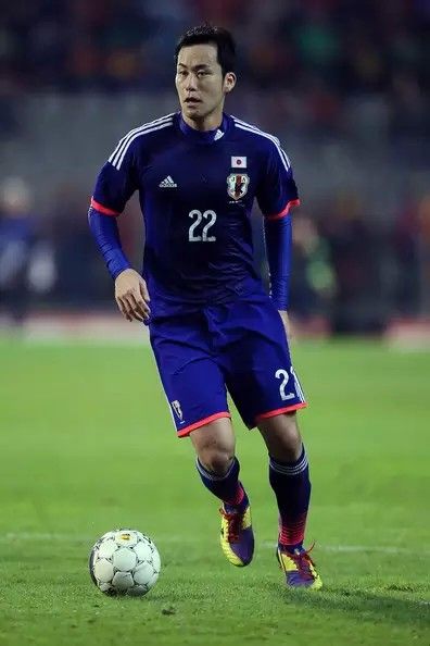 a soccer player in action on the field