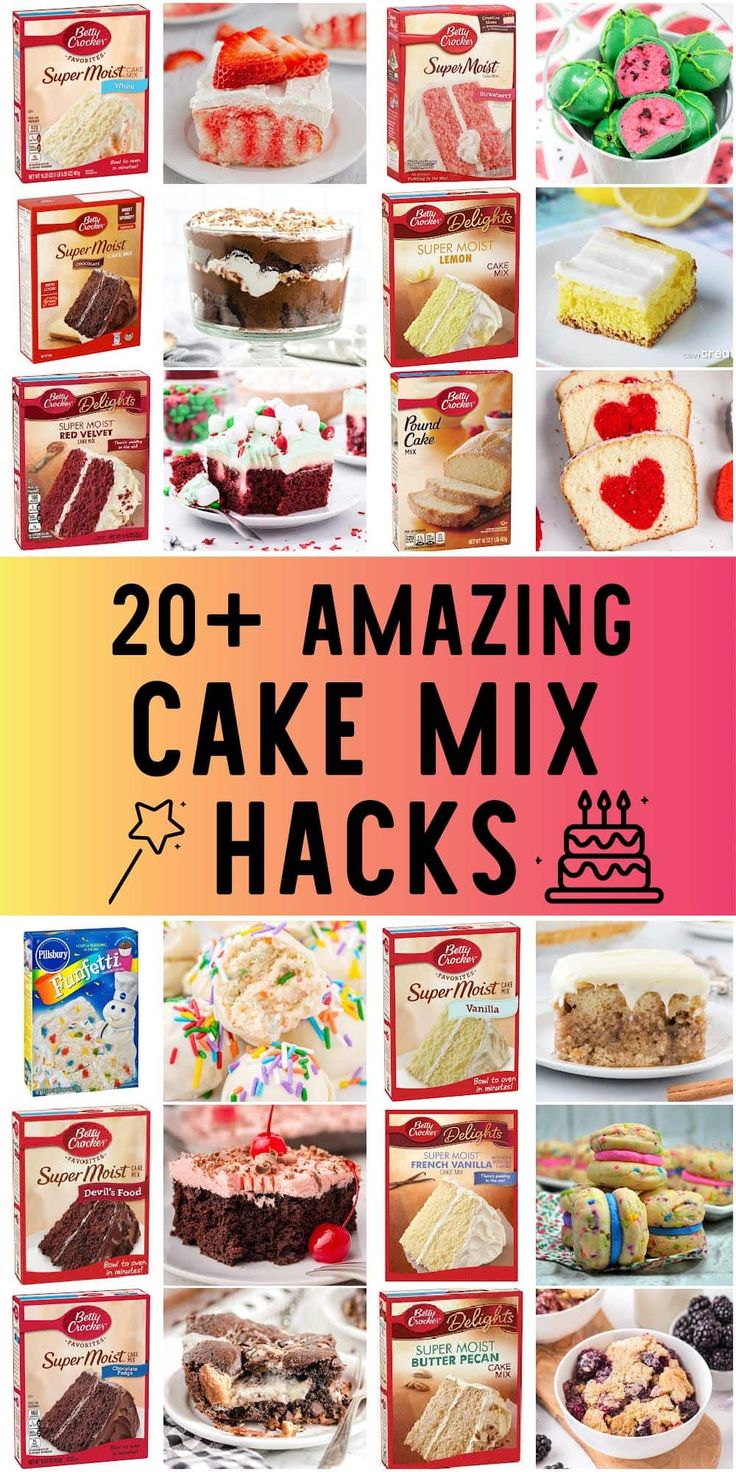 20 + amazing cake mix hacks to make the perfect dessert for valentine's day