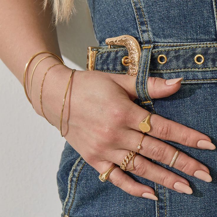 Our 14K Dainty Figaro Chain Bracelet is a must have staple for your wrist stack! Delicate, timeless and above all, so on trend. Wear it solo or stack it with your favorites for an effortless cool vibe. Made of Solid 14K gold and a spring clasp.  Link Size: 1mm Wide 6.5", 7" or 7.5" Length  Solid 14K Gold  Spring Clasp Wrist Stack, Wrist Stacks, Gold Bracelets, Figaro Chains, Figaro Chain, Gold Baby, Gold Piece, Children In Need, Personalized Necklace