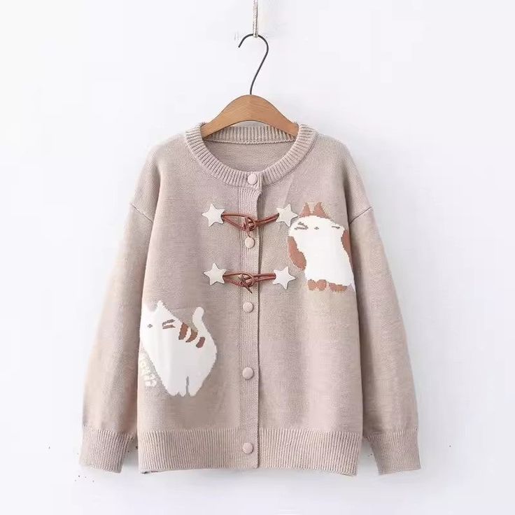 Lovely Cat Sweater Coat PN6498 ●Size:Length 63 cm,bust 120 cm,sleeve 53 cm. ●Material:cotton (Please allow 1-3cm differs due to manual measurement.As different computers display colors differently,the color of the actual may vary slightly from the above images.Thanks for your understanding.) ●About Shipping: We attach great importance to the orders of each customer and parcel delivery. 1.Processing time: 2-3 business days. 2.Shipping time: 10-15 business days to US, please allow 3-4 weeks shipping to other country.(Shipping times can be affected by variable customs clearance times or public holidays.)