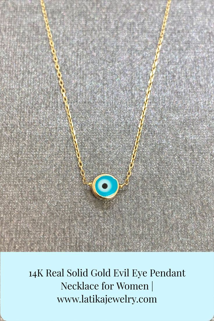 Evil eye is a symbol of luck, fortune, protection and prosperity. Evil Eye Necklace // Turkish Evil Eye // Fine Jewelry //14K Gold Necklace //Trendy Women's Necklace //Birthday Gift // Christmas Gifts for mom // Charm Necklace // Gift Ideas for Women #evileyenecklace #evileyependant #turkishevileye #14kgoldnecklace #giftsformom #charmnecklace #christmasgifts #womensnecklace #finejewelry #womensfashion Light Blue Clavicle Chain Necklace, Turquoise Charm Necklace With Adjustable Chain, Blue Clavicle Chain Jewelry As Gift, Blue Clavicle Chain Jewelry For Gifts, Blue Clavicle Chain Jewelry Gift, Light Blue Round Beads Necklace For Gifts, Light Blue Jewelry With Adjustable Chain As Gift, Light Blue Round Beaded Jewelry For Gifts, Light Blue Pendant Necklace As Gift