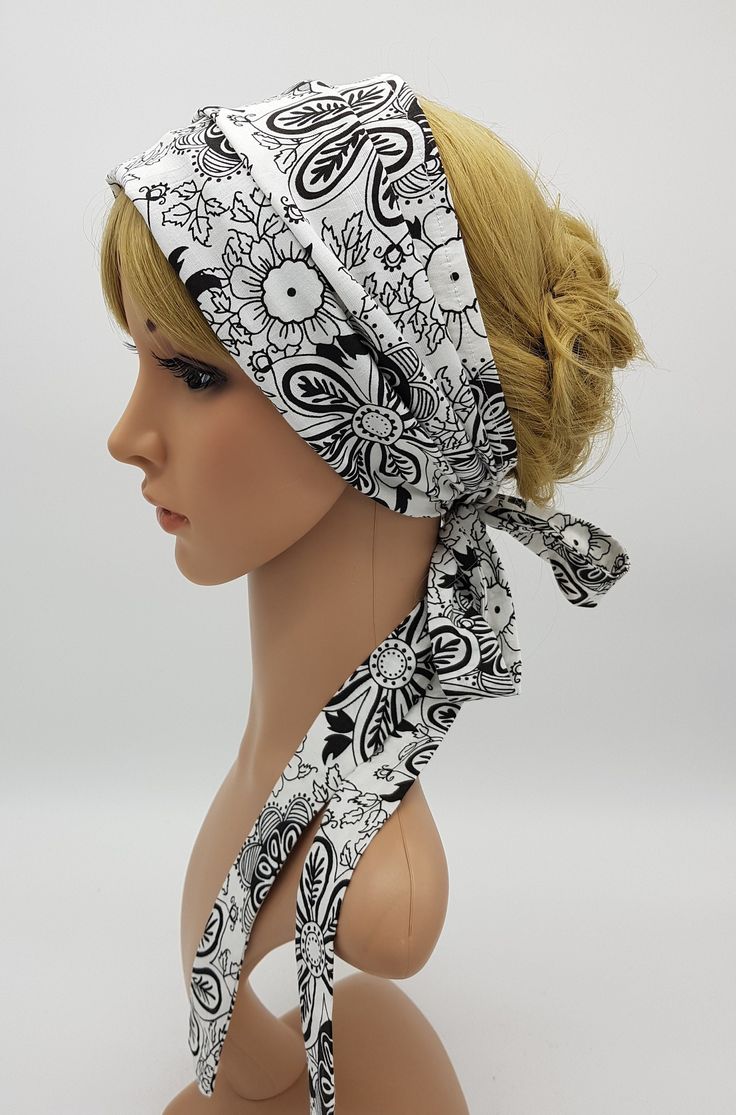 Wide head scarf, self tie headband for women, hair covering, head wrap, cotton hair scarf, prayer head wear, hair tie, summer bandanna. The dimensions of this scarf : the middle part - 50 x 24 cm, the ties - 65 x 3 cm. Please note : I make these hats to order, I need 2-5 days for processing, depending on the number of orders at the particular moment. I made this Stylish Headscarf from lightweight cotton fabric with elastane. This headband is not pre tied. This is self tie headband. Hand wash or Blue Headscarf, Cotton Head Scarf, Boho Hair Wrap, Head Scarf Tying, Jersey Headband, Diy Sewing Gifts, Extra Long Hair, Cotton Hair, Wig Hat