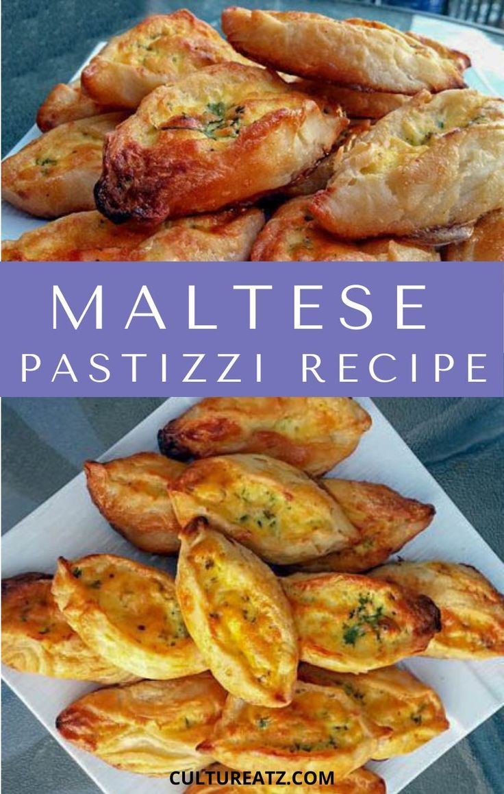 Maltese pastizzi recipe Pastizzi Recipe, Maltese Recipes, Savory Pastry, Homemade Dough, Soup Kitchen, Flaky Crust, Minced Meat, World Recipes, Eating Raw