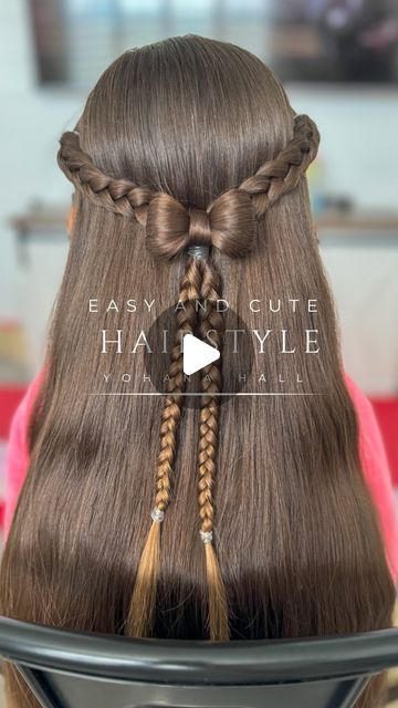 Fun Hair Braids, Types If Braids, Hairstyles For School Easy Kids, Tutorials For Hairstyles, Cute Hair Braids Easy Hairstyles, Hair Styles With Plaits, Cool Hairstyles Braids, Cute Hairstyle Pics, Braid Heart Hairstyles