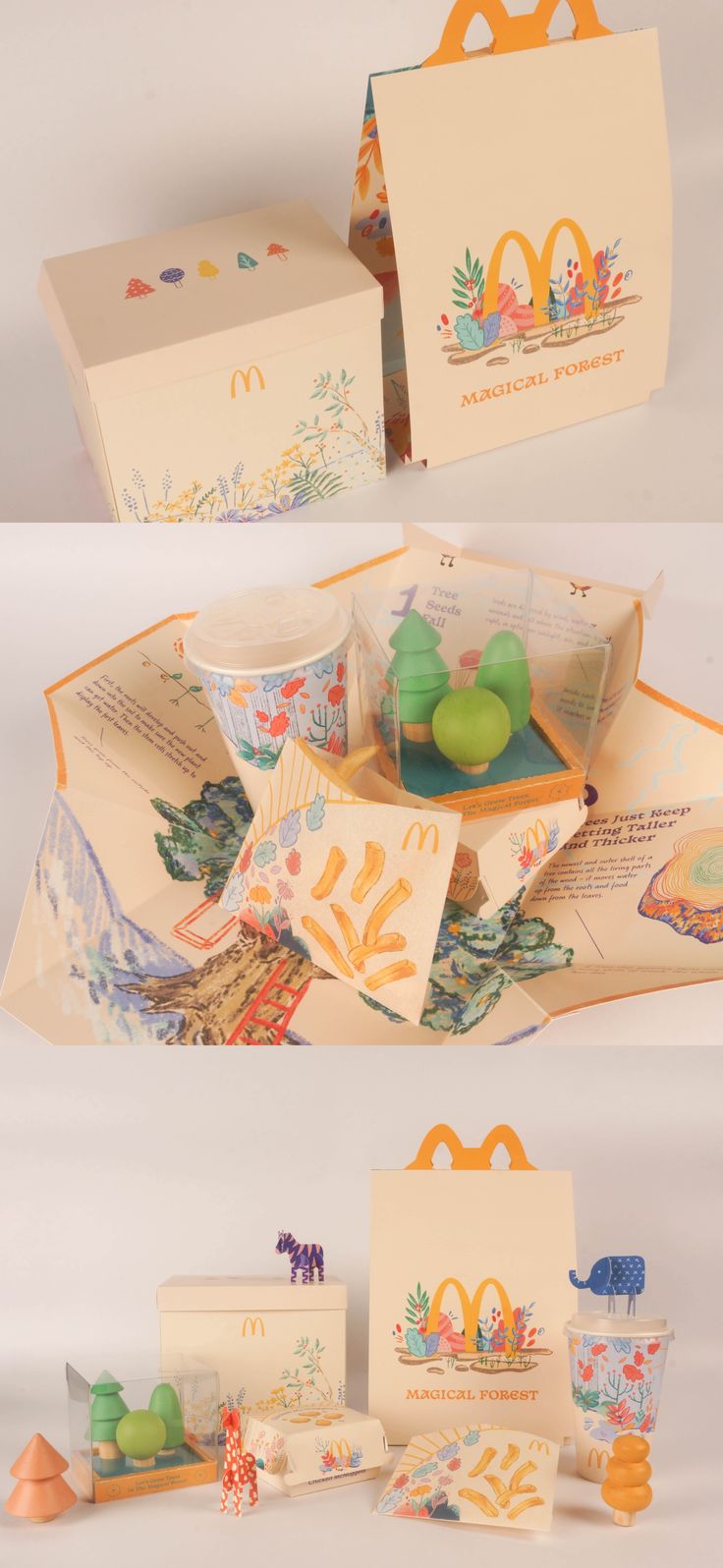 an assortment of different items are shown in this graphic art work, including cards and envelopes