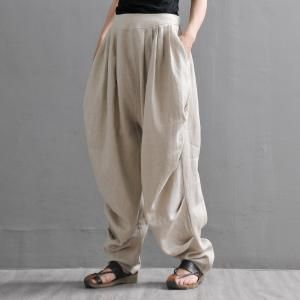 Linen Harem Pants, Cargo Work Pants, Elephant Pants, Make Your Own Clothes, Hippie Pants, Trousers Pants, Loose Pants, Casual Trousers, Women Pants Casual