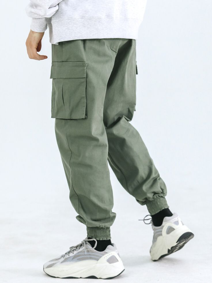 Editor's NotesTHAT`S IT’s jogger pants give a casual look with elastic waistband and cargo pocket detail.- Elastic waistband with adjustable drawstring- Ribbed hem- Comfortable fit- Cargo pockets at side- Side and back pocketsMeasurements(in.)S / M / L / XL- Length: 37.8in. / 38.6in. / 39.4in. / 40.2in.- Waist: 11.8in. / 12.6in. / 13.4in. / 14.2in.- Rise: 9.8in. / 10.6in. / 11.4in. / 12.2in.- Thigh: 11.0in. / 11.8in. / 12.6in. / 13.4in.- Hem: 2.4in. / 2.8in. / 3.1in. / 3.9in.*Model Info: 6’1’’ 1 Military Style Cotton Bottoms With Elastic Waistband, Utility Khaki Cargo Pants With Elastic Waistband, Khaki Utility Cargo Jeans With Elastic Waistband, Utility Cargo Pants With Elastic Waistband In Khaki, Spring Cotton Combat Cargo Pants, Spring Combat Cotton Cargo Pants, Khaki Cargo Jeans With Elastic Waistband, Khaki Sweatpants With Pockets For Streetwear, Military Style Cotton Cargo Pants With Elastic Waistband