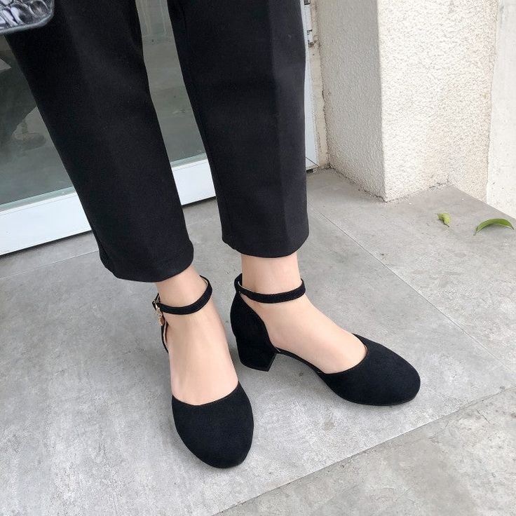 Gender: For Women Style: Fashion,KoreanOccasion: Casual,Party/Club,Office/CareerHeel Height: 5cmPlatform Height: 1cmSeason: Spring,Summer,Fall/Autumn,WinterPackage Contents: 1 x Shoes (Pair)Size Guide:28 = foot length 18.5-19cm (Foot width=6.5-7cm)29 = foot length 19-19.5cm (Foot width=7cm)30 = foot length 19.5-20cm (Foot width=7-7.5cm)31 = foot length 20-20.5cm (Foot width=7.5cm)32 = foot length 20.5-21cm (Foot width=7.5-8cm)33 = foot length 21-21.5cm (Foot width=8cm)34 = foot length 21.5-22cm (Foot width=8-8.5cm)35 = foot length 22-22.5cm (Foot width=8.5cm)36 = foot length 22.5-23cm (Foot width=8.5-9cm)37 = foot length 23-23.5cm (Foot width=9cm)38 = foot length 23.5-24cm (Foot width=9-9.5cm)39 = foot length 24-24.5cm (Foot width=9.5-10cm)40 = foot length 24.5-25cm (Foot width=10-10.5cm)4 Casual Block Heels With Buckle Closure, Low Heel, Casual Low Block Heels With Heel Strap, Casual Low Heel Block Heels With Buckle Closure, Casual Block Heels With Heel Strap, Casual Low Block Heels With Buckle Closure, Casual Low Block Heels With Strap, Black Low Heel Block Heels For Spring, Casual Block Heels With Ankle Strap, Casual Ankle Strap Block Heels Medium Width