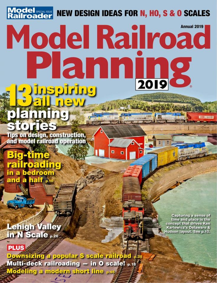 the cover of model railroad planning magazine