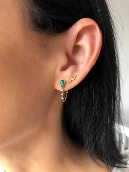 Earrings Diamond Studs, Pendulum Earrings, Bolt Earrings, Lightning Bolt Earrings, Sibu, Emerald Earrings Studs, Minimal Earrings, Thread Earrings, Circle Earrings Studs