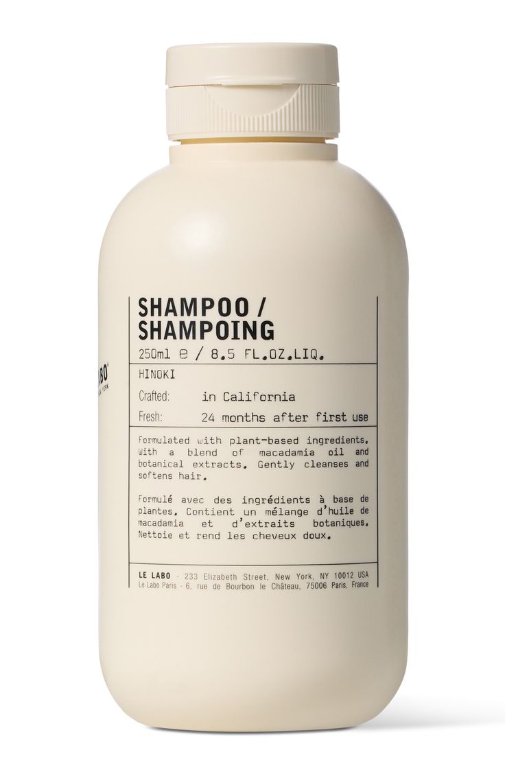 What it is: A thick, rich, deeply nourishing shampoo formulated with plant-based ingredients that gently cleanse and soften hair. This shampoo comes in an 8.4 oz., easy-to-squeeze bottle.What it does: This shampoo contains a blend of macadamia oil and botanical extracts. Its Hinoki scent is inspired by the Buddhist temples of Mount Koya in Japan, which all carry the mystical, profusely warm and mesmerizing scent of the hinoki trees from the surrounding forest. Style: Woody, aromaticHow to use: Lather into wet hair. Rinse. 8.4 oz. Paraben-free Cruelty-free Vegan Made in the USA Shampoo Bottle Design, Mount Koya, Haircare Packaging, Hotel Shampoo, Shampoo Packaging, Rich Rich, Buddhist Temples, Forest Style, Hair Care Brands