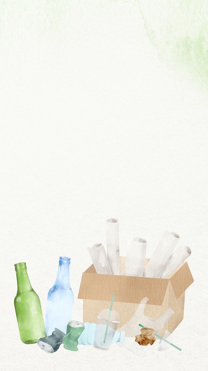 an image of bottles and ice cream in a box on the ground with watercolors