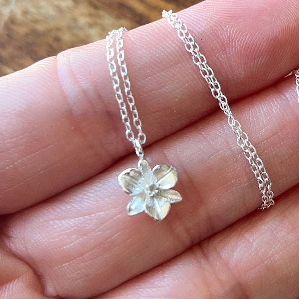 Sterling Silver Orchid Necklace, Sterling Silver Simple Orchid Charm Necklace, Bridesmaid Flower Necklace, Orchid Pendant / Silver Pendant - Etsy Orchid Jewelry, Orchid Necklace, Orchid Earrings, Gold Orchid, Romantic Earrings, Wedding Bridesmaid Jewelry, Filigree Jewelry, Long Dangle Earrings, Sterling Silver Flowers