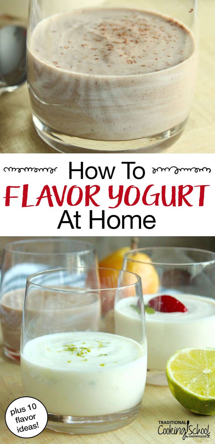 how to flavor yogurt at home