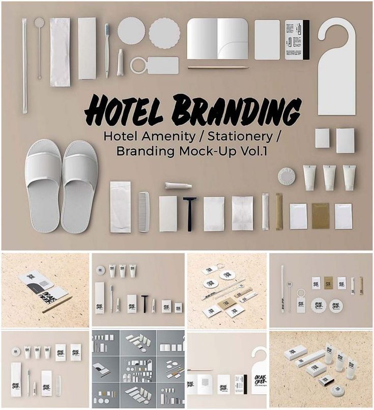 hotel branding mockup vol1 - commercial use only, no product labels or logos