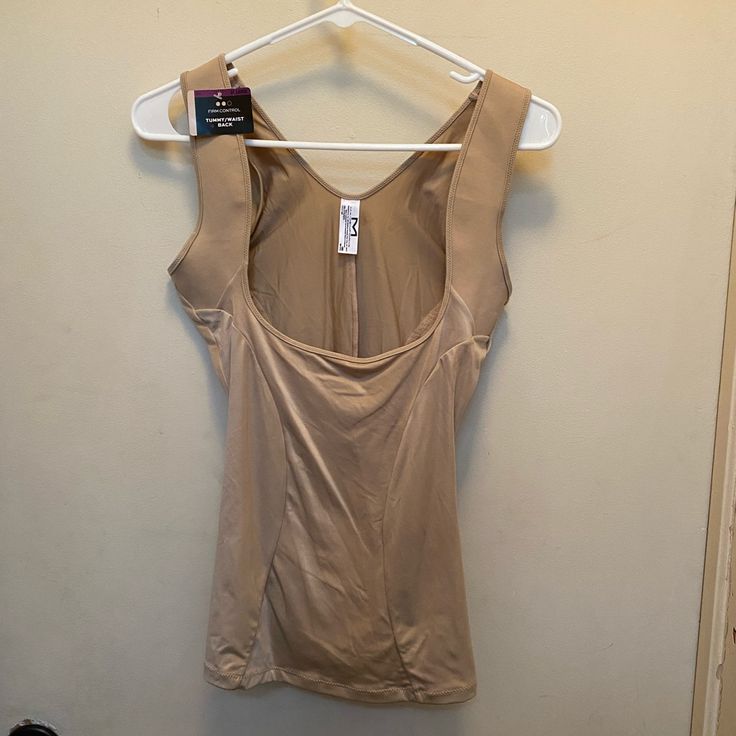 Nwt Maidenform Shape Wear. Yummy, Back, And Waist Control. Firm Control. Size 2xl. Cooling Fabric. Your Able To Wear Your Own Bra With It. Bodycon Tank Top With Built-in Bra And Scoop Neck, Fitted Beige Tops With Built-in Bra, Shaping Tops For Summer, Summer Shaping Solid Tops, Fitted Bra-friendly Scoop Neck Shapewear, Bra Friendly Fitted Shapewear With Scoop Neck, Fitted Scoop Neck Bra Friendly Shapewear, Fitted Scoop Neck Shapewear, Bra Friendly, Bodycon Sleeveless Top With Built-in Bra