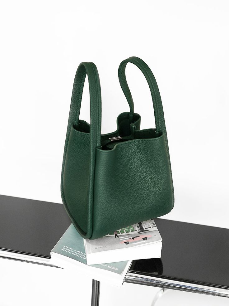 Emerald Bucket Bag | Medium Fashion Bag – Songmont Modern Green Bucket Bag With Detachable Handle, Green Tote Bucket Bag For Office, Modern Green Bucket Bag, Green Leather Bucket Box Bag, Modern Solid Color Bucket Bag With Top Handle, Modern Bucket Satchel For Office, Modern Solid Color Top Handle Bucket Bag, Modern Green Bucket Shoulder Bag, Modern Green Bucket Bag For Shopping