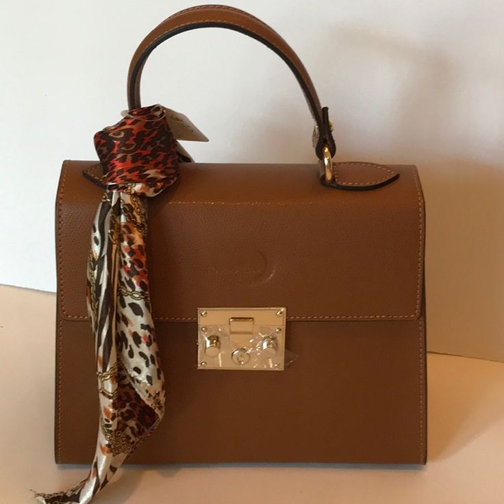 Leather Satchel Bag, Satchel Bag, Leather Satchel, Satchel Bags, Italian Leather, Brown Color, Florence, Caramel, Satchel