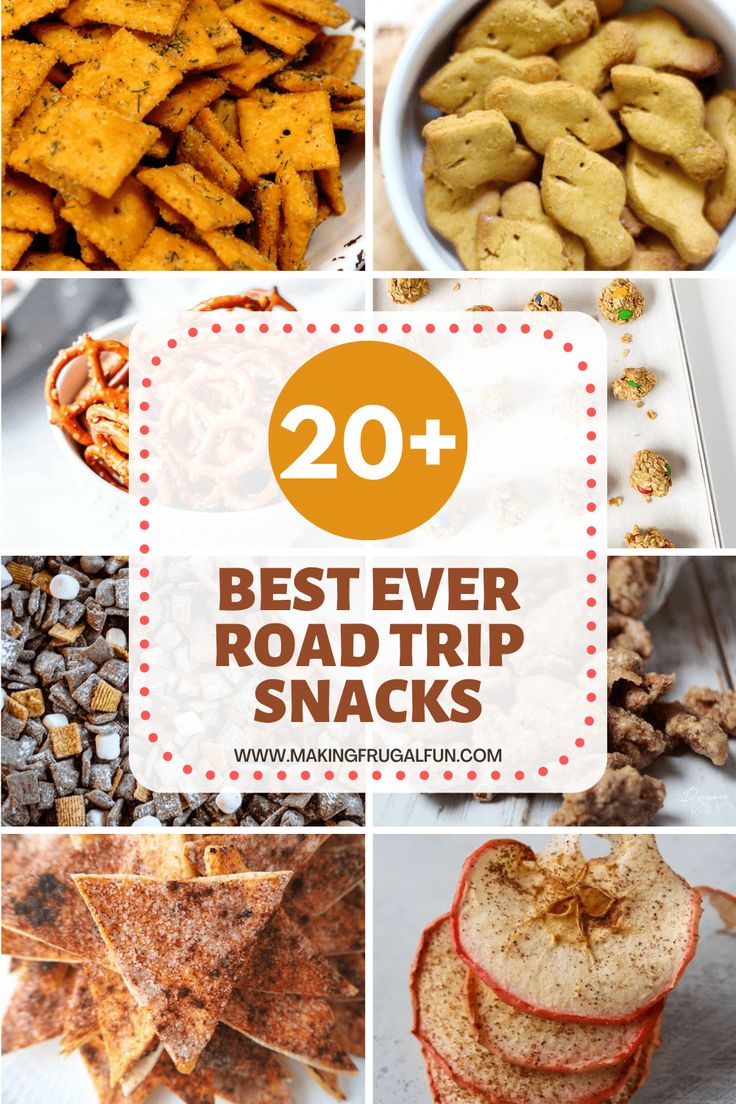 the best road trip snacks for kids and adults to enjoy in their own backyard or kitchen