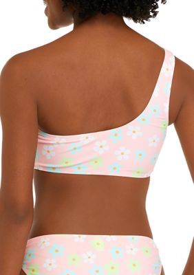 Serve up fun vibes in this chic bralette swim top from Cabana by Crown & Ivy, perfect to pair with your favorite swim bottoms. | Cabana by Crown & Ivy Women's Daydream One Shoulder Bralette Swim Top, X-Large Trendy Swimwear With Built-in Bra For Spring, Trendy Bra-friendly Swimwear For Beach Party, Spring Trendy Seamless Swimwear, Trendy Seamless Swimwear For Spring, Trendy Seamless Spring Swimwear, Fun Vibes, Swim Bottoms, Swim Top, Ivy