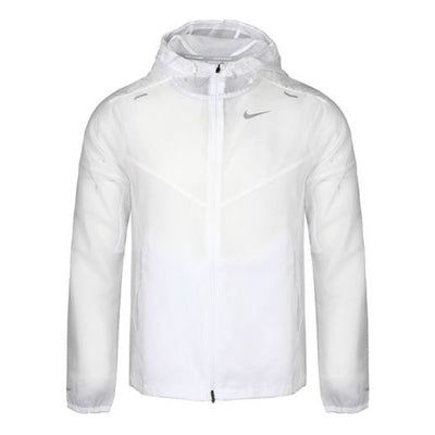 Nike Windrunner Running Jacket 'White' CK6342-100 (Men's) Running Jacket Men, Sporty White Outerwear For Outdoor Activities, White Hooded Track Jacket With Pockets, White Moisture-wicking Track Jacket For Sports, White Sportswear Windbreaker For Outdoor, White Moisture-wicking Windbreaker For Winter, White Moisture-wicking Winter Outerwear, White Moisture-wicking Outerwear For Light Sports, Winter White Moisture-wicking Windbreaker