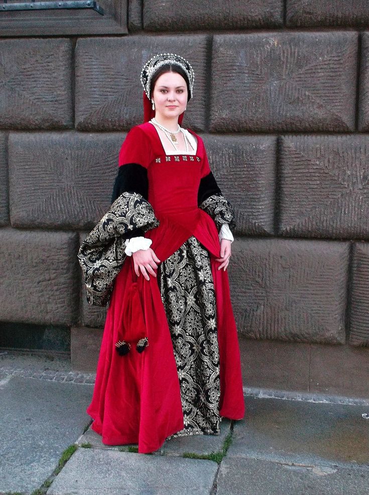 Typical England and Europe fashion of 15th and 16th century. Under chemise made from linen fabric. Upper dress made from Velvet And brocade fabric. Also costume includes: - chemise - upper dress decorated with beads - headdress decorated with lace And pearls, vail. This dress will be made to measure. IF YOU PREFER A DIFFERENT COLOR CONTACT ME Please send me your measurements following this guide: A - max. chest circumference B - min. waist circumference C - max. circumference of hips D - length Regency Style Medieval Dress For Costume Party, Medieval Baroque Dress For Costume Party, Baroque Medieval Dress For Costume Party, Baroque Medieval Dress Costume, Regency Style Medieval Costume Dress With Historical Design, Historical Ornate Medieval Dress For Fancy Dress, Historical Baroque Medieval Dress For Fancy Dress, Historical Medieval Dress For Fancy Dress, Medieval Baroque Dress For Fancy Dress Occasions