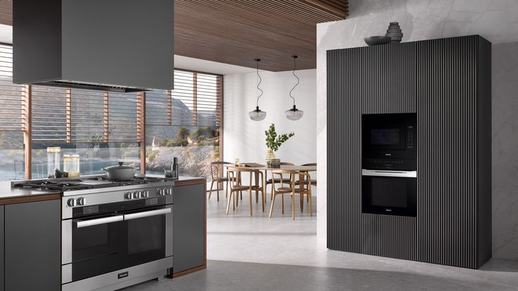 Kitchen Inspiration by Miele at Snyder Diamond Miele Kitchen Appliances, Miele Kitchen, Gas Range Double Oven, Miele Appliances, Fridge Top, Electric Wall Oven, Single Wall Oven, Portable Washer, Dual Fuel Ranges