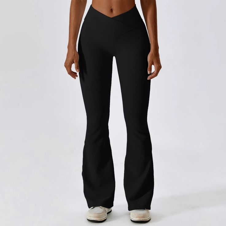 Elevate your workout attire with our Flare Leggings Workout Pants featuring Tummy Control. Designed for both style and functionality, these leggings offer a flattering silhouette with added support to keep you feeling confident during your workout. Upgrade your fitness wardrobe with comfort and style! 💪🏽✨ #TheBlackFriesian #FitnessFashion #activewear #workoutpants #workoutflarepants #Workoutset Women Gym Workout, Workouts Yoga, Gym Workouts Women, High Waist Wide Leg Pants, Workout Style, Yoga Pants Women, Bell Bottom Pants, Gym Leggings, Flare Leggings