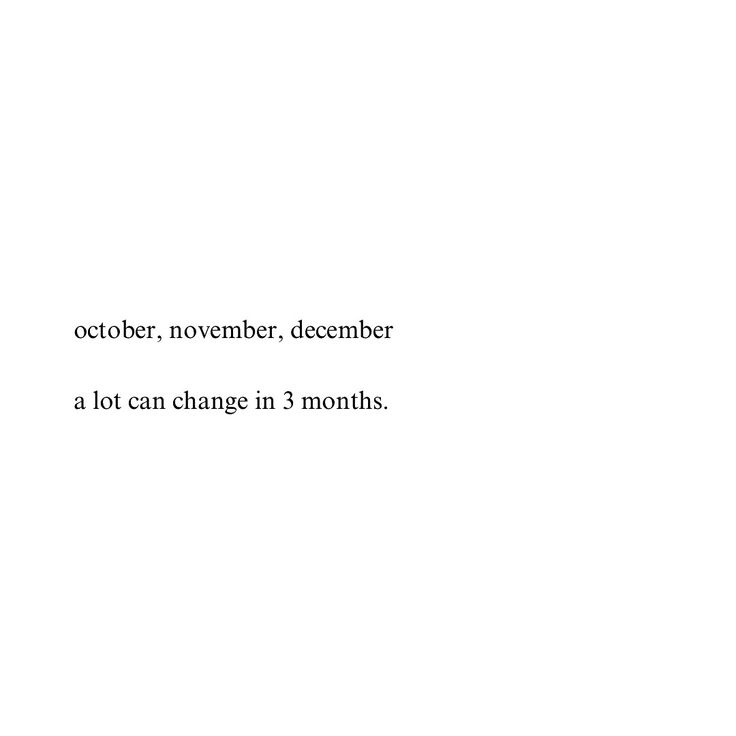 a white background with the words october, november and december written in black on it