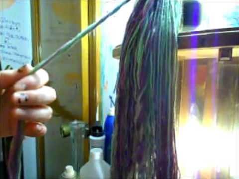 Diy Yarn Dreads, How To Make Yarn Dreads, How To Make Dreadlock Extensions, How To Make Synthetic Dreads, Diy Yarn Hair Extensions, Synthetic Dreads Diy, How To Make Dreads, Diy Dreadlocks, Dreads Diy