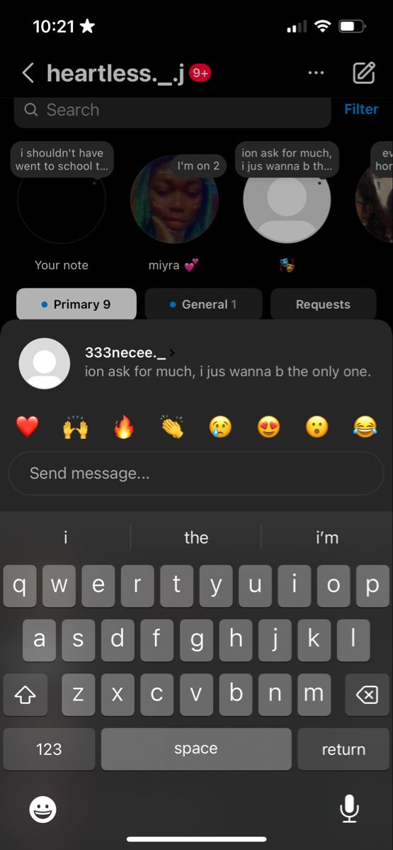 an iphone screen with the texting app on it and two different emoticions