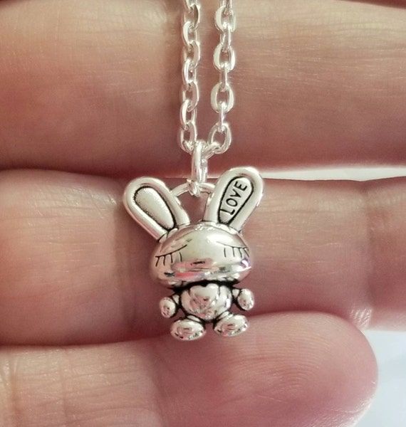 Check out this item in my Etsy shop https://www.etsy.com/listing/1399701656/cute-silver-bunny-necklace-easter-bunny Cute Silver Pendant Charm Necklace, Cute Silver Charm Necklaces With Lobster Clasp, Cute Silver Charm Necklaces, Cute Hypoallergenic Silver Charm Necklaces, Cute Charm Necklaces For Gifts, Cute Charm Necklaces As Gift, Kawaii Handmade Silver Necklaces, Kawaii Silver Handmade Necklaces, Cute Pendant Charm Necklace For Gift