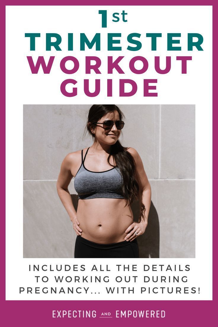 the 1st trimester workout guide includes all the details to working out during pregnancy with pictures