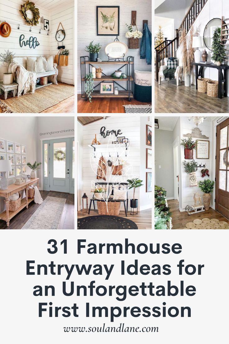 farmhouse style entryway ideas for an unforgetable first impression