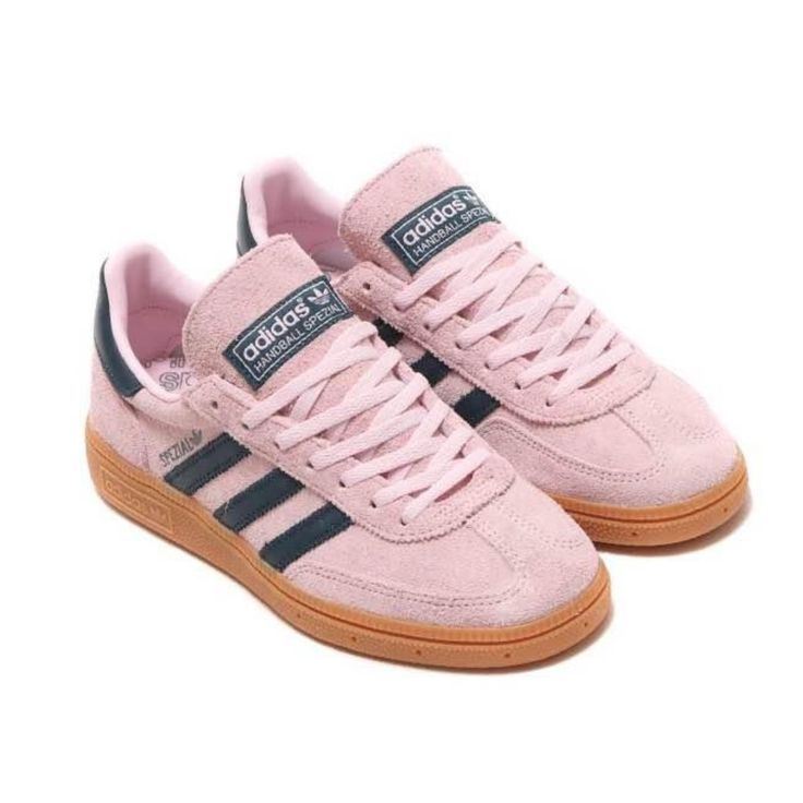 Brand New, Have Only Worn Around My Apartment When I Was Trying Them On! Originally $130. Adidas Gazelle Pink, Pink Adidas Shoes, Adidas White Shoes, Wishlist Ideas, Pretty Sneakers, Kd Sneakers, Adidas Handball Spezial, Adidas Handball, Handball Spezial