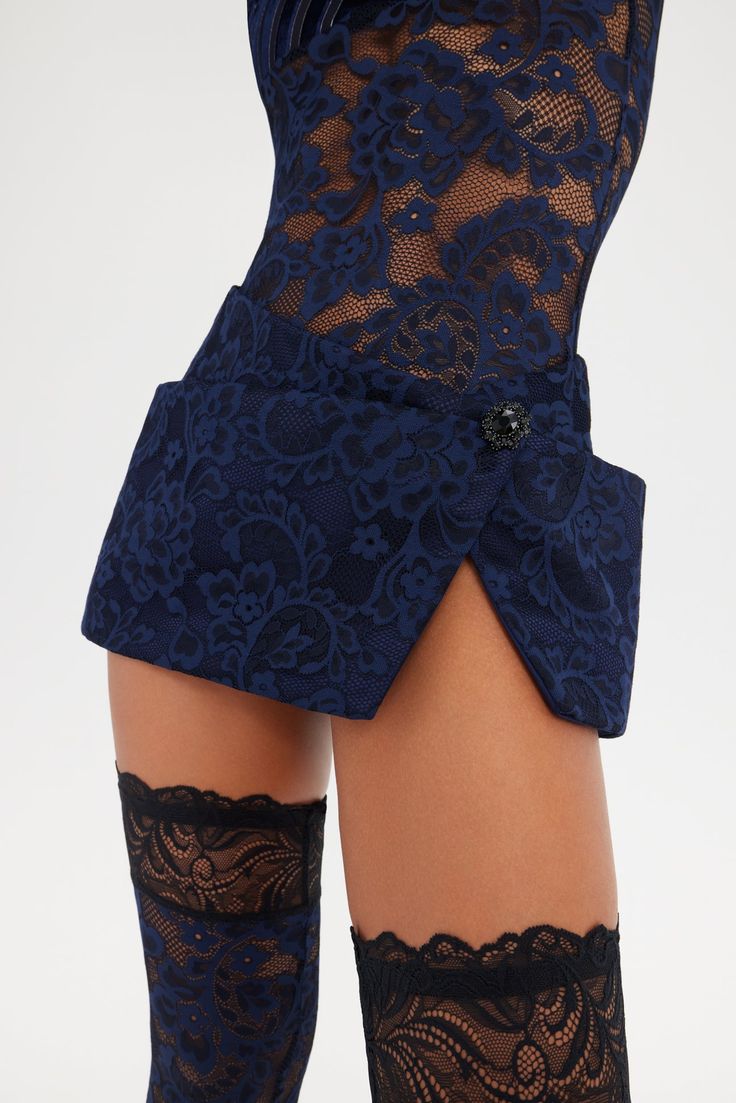 Twilight Mini Skirt – BRIELLE Elegant Lace Mini Bottoms, Elegant Lace Mini-length Bottoms, Elegant Lace Mini Length Bottoms, Elegant Mini Length Lace Bottoms, Elegant Lace Party Bottoms, Glamorous Fitted Mini Skirt For Formal Occasions, Elegant Mini Bottoms For Cocktail, Elegant Mini Length Bottoms For Cocktail, Elegant Cocktail Mini Skirt