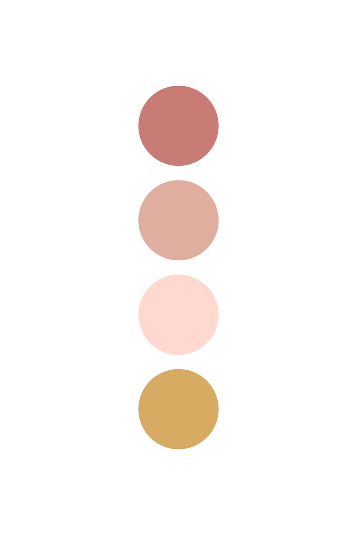 three different colored circles on a white background